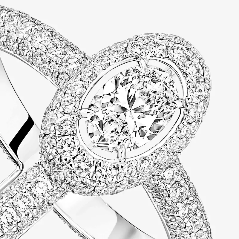 Divine Enigma multi-wear pavé ring