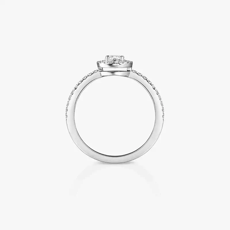 Bague Femme Or Blanc Diamant Joy Diamant Rond 0,25ct 04163-WG