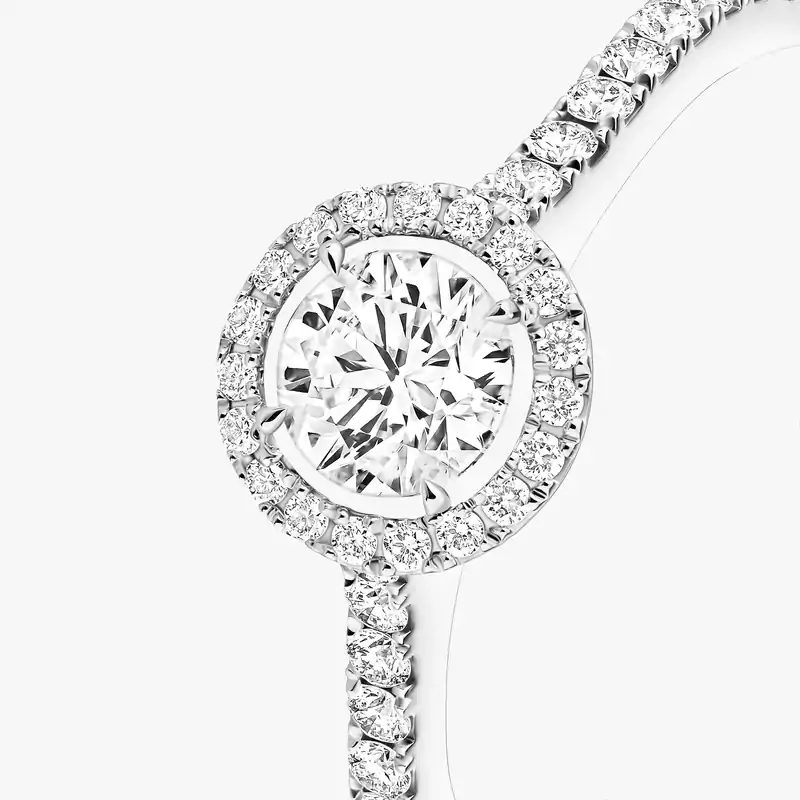 Bague Femme Or Blanc Diamant Joy 0,40ct 14508-WG