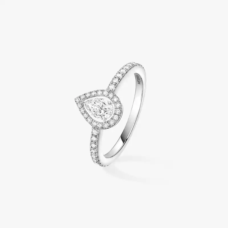 Joy Pear Cut Diamond 0.25ct White Gold For Her Diamond Ring 05220-WG