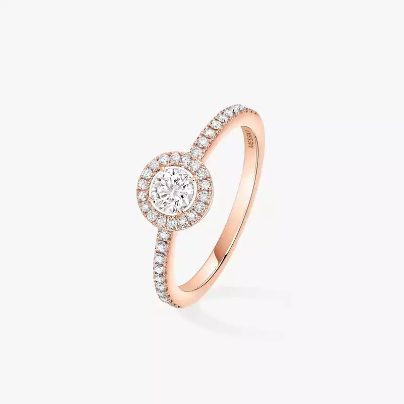 Joy Brilliant Cut Diamond 0.25ct Pink Gold For Her Diamond Ring 04163-PG