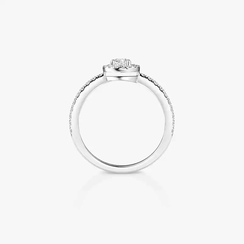 Bague Femme Or Blanc Diamant Joy Diamant Poire 0,25ct 05220-WG