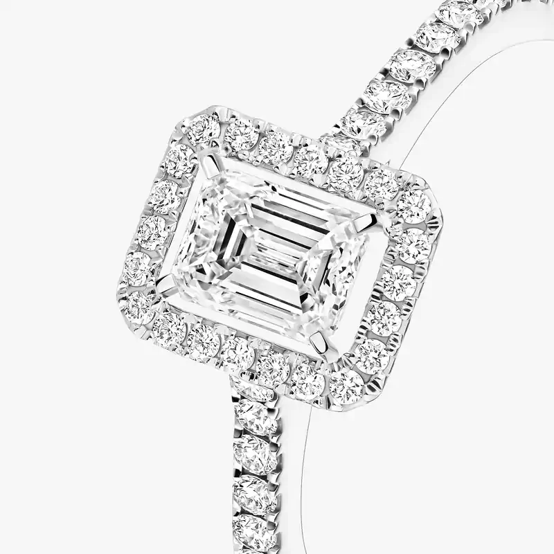 Bague Femme Or Blanc Diamant Joy 0,40ct 14509-WG
