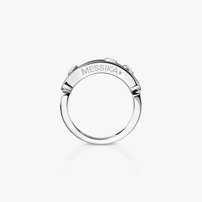 Move Classique Für sie Diamant Ring Weißgold 03998-WG