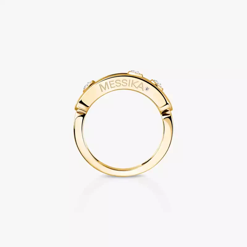 Move Classique ring Yellow Gold For Her Diamond Ring 03998-YG