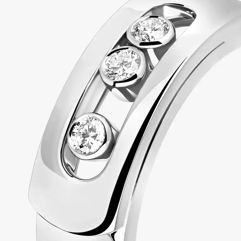 Bague Femme Or Blanc Diamant Move Noa 06262-WG