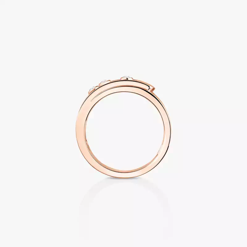 Bague Femme Or Rose Diamant Move Noa 06262-PG