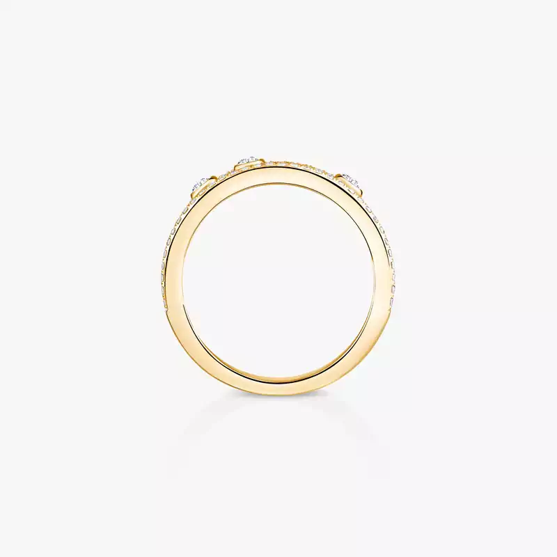 Move Romane Pavé  Yellow Gold For Her Diamond Ring 07128-YG