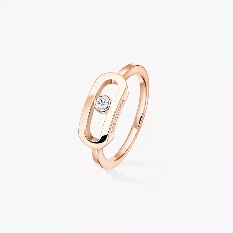 Ring For Her Pink Gold Diamond Move Uno Gold LM  12390-PG