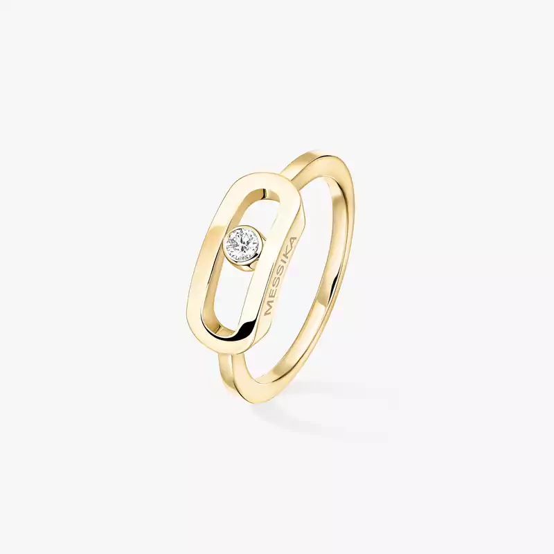 Bague Femme Or Jaune Diamant Move Uno Or GM 12390-YG