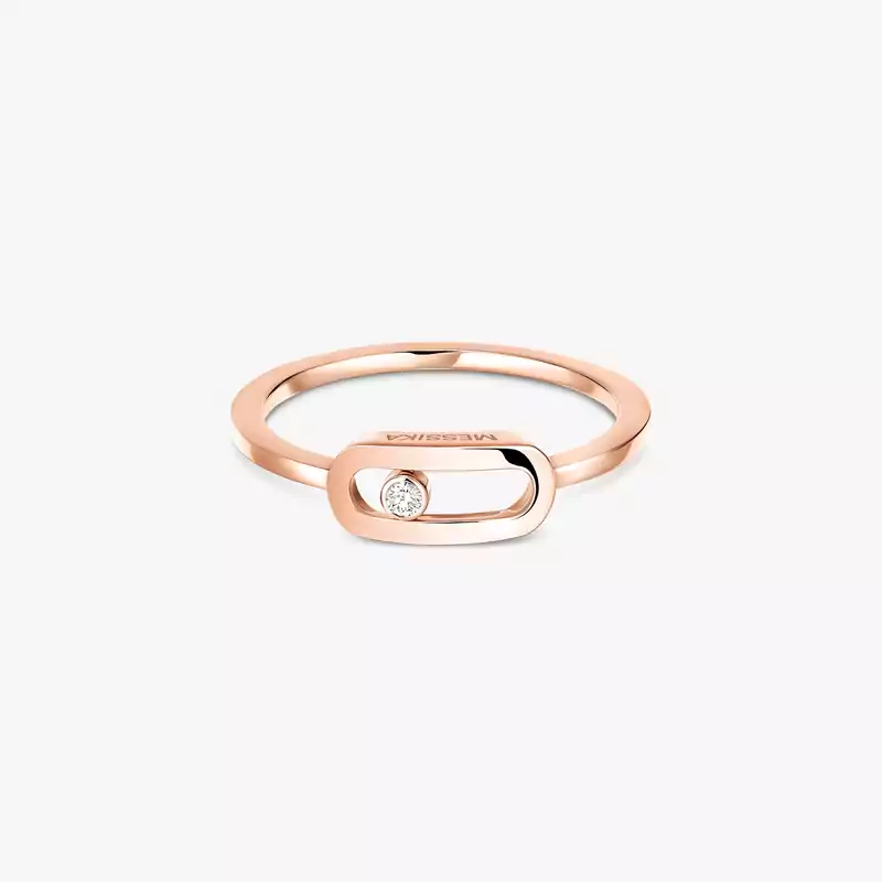 Move Uno ring Pink Gold For Her Diamond Ring 10055-PG