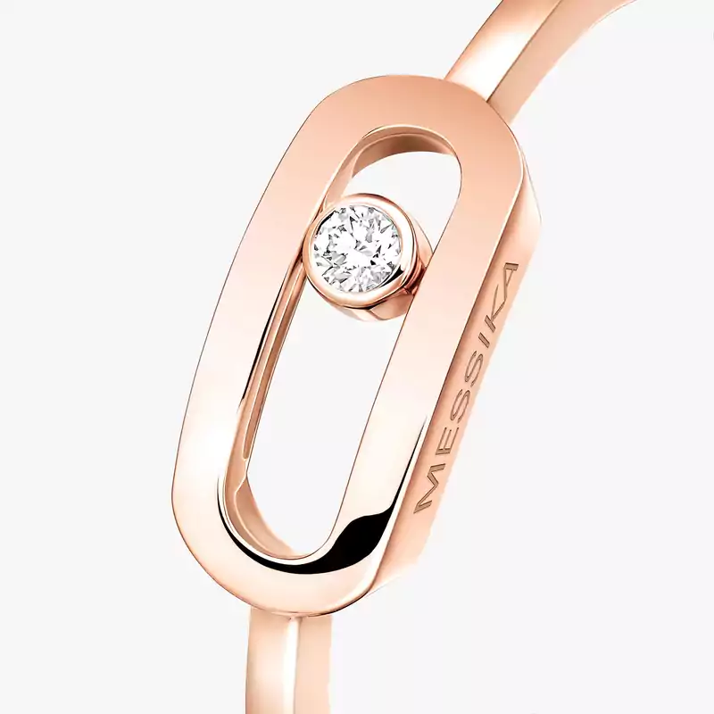 Move Uno ring Pink Gold For Her Diamond Ring 10055-PG