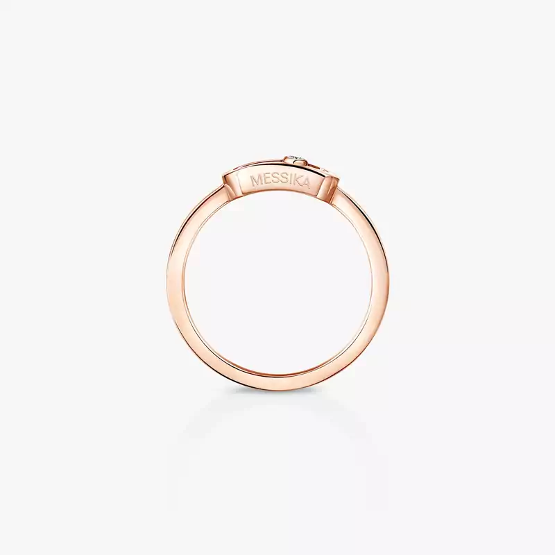 Move Uno ring Pink Gold For Her Diamond Ring 10055-PG
