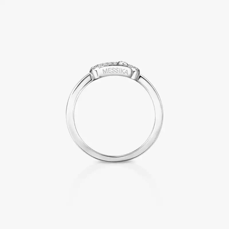 Bague Femme Or Blanc Diamant Move Uno 04705-WG