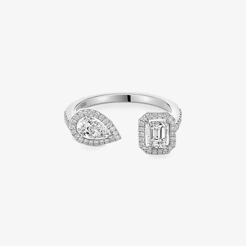 My Twin toi & moi ring 2x 0.25ct White Gold For Her Diamond Ring 06636-WG