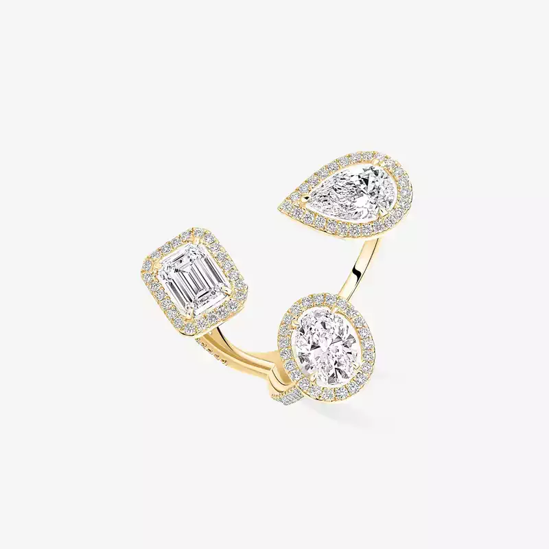 My Twin trilogy ring 3x 0.50ct