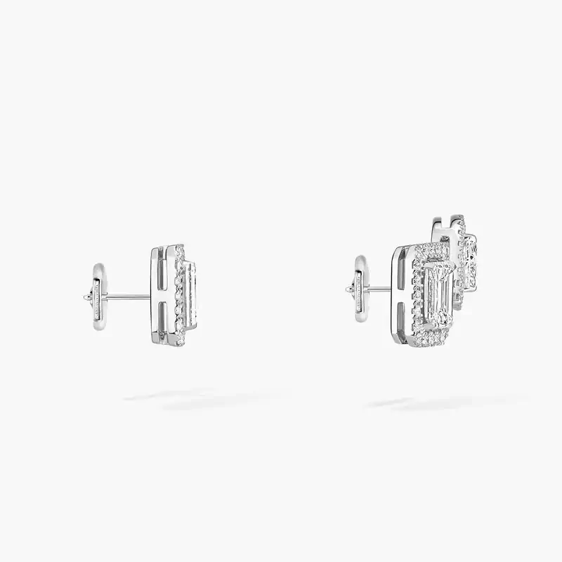 My Twin earrings 1+2 0.20ct x3 White Gold For Her Diamond Earrings 12886-WG