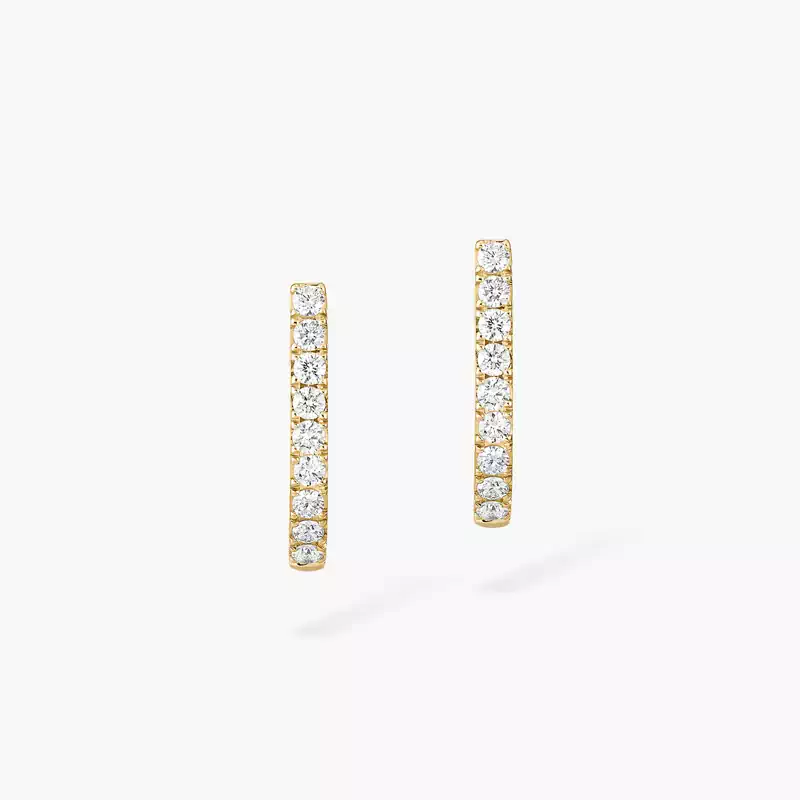 Gatsby XS Hoop Yellow Gold For Her Diamond Earrings 05741-YG