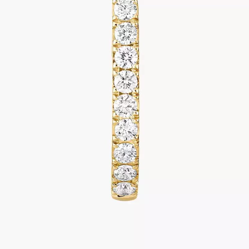 Gatsby XS Hoop Yellow Gold For Her Diamond Earrings 05741-YG