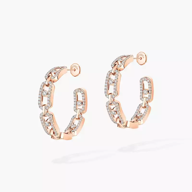 Move Link hoop earrings small