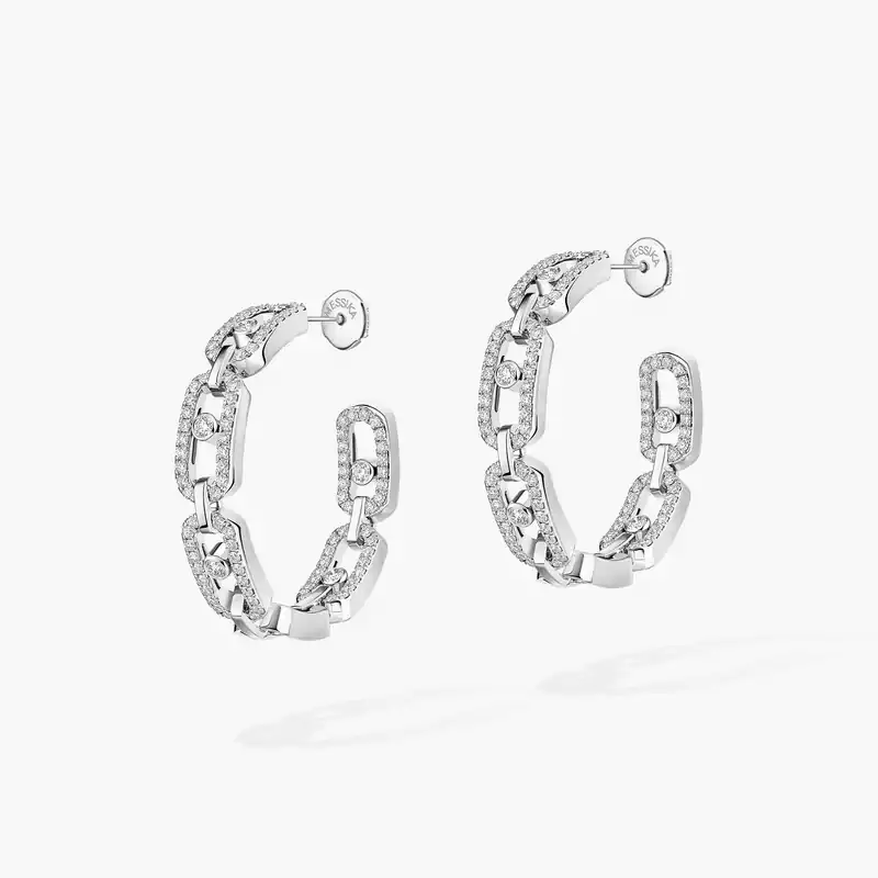Move Link hoop earrings small