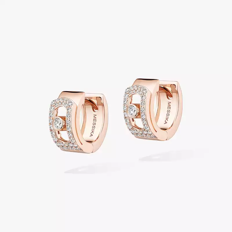 Move Noa pavé hoop earrings