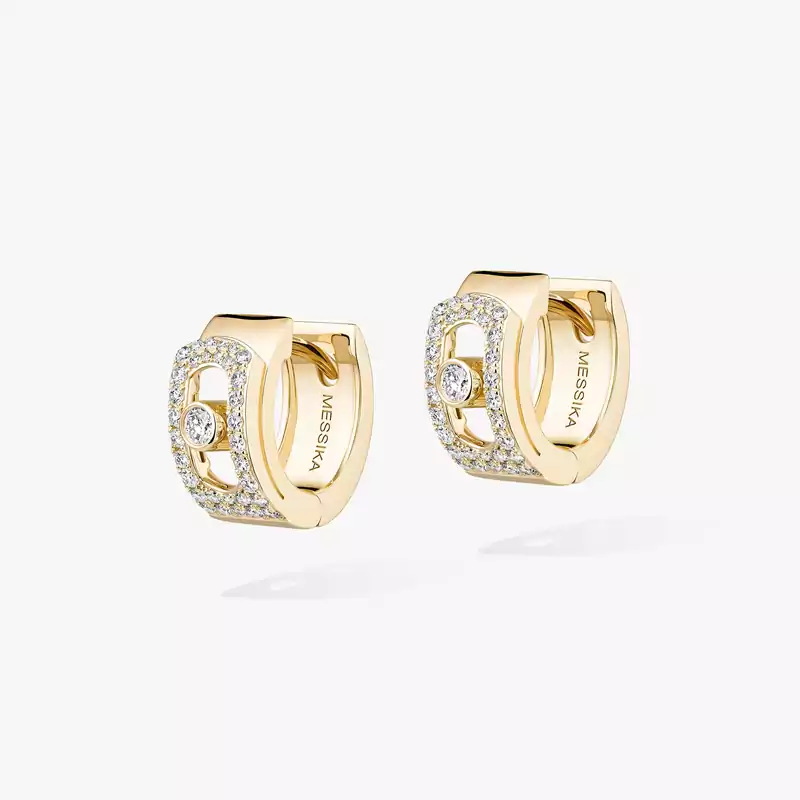 Move Noa pavé hoop earrings