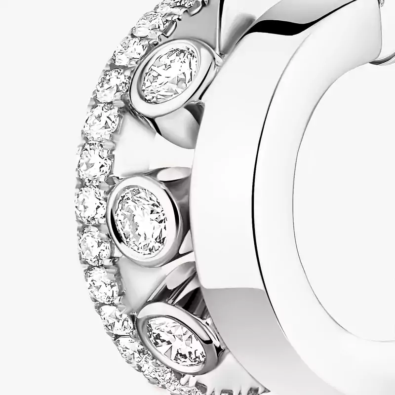 Move Romane Mini Hoops White Gold For Her Diamond Earrings 07178-WG