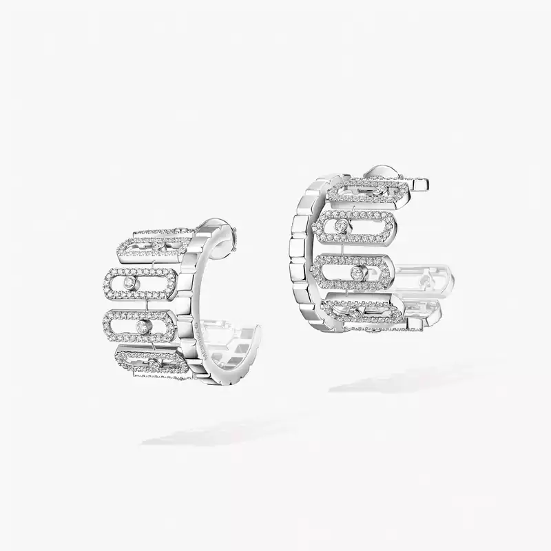 Move Iconica pavé earrings