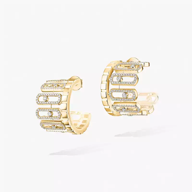 Move Iconica pavé earrings