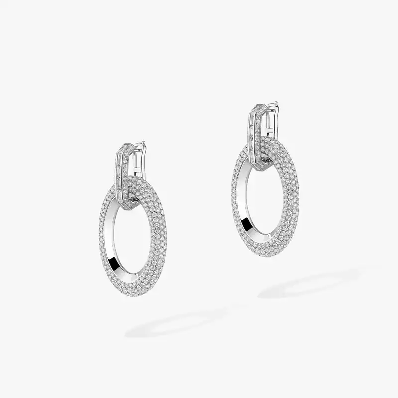 Groove White Gold For Her Diamond Earrings 13470-WG