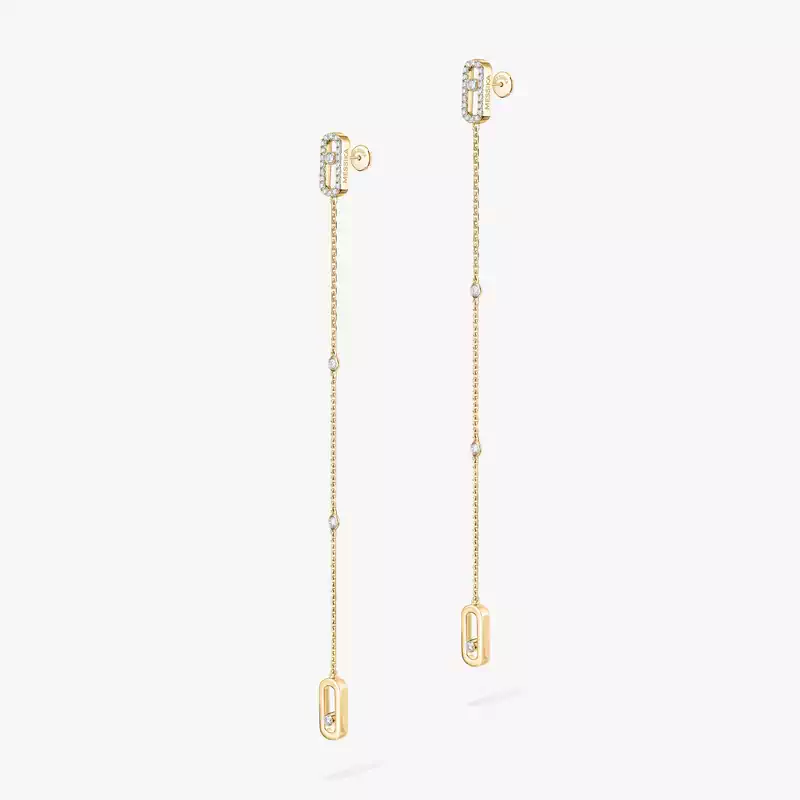 Pendiente Mujer Oro amarillo Diamante Colgantes Move Uno 11321-YG