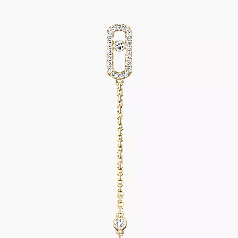Pendiente Mujer Oro amarillo Diamante Colgantes Move Uno 11321-YG