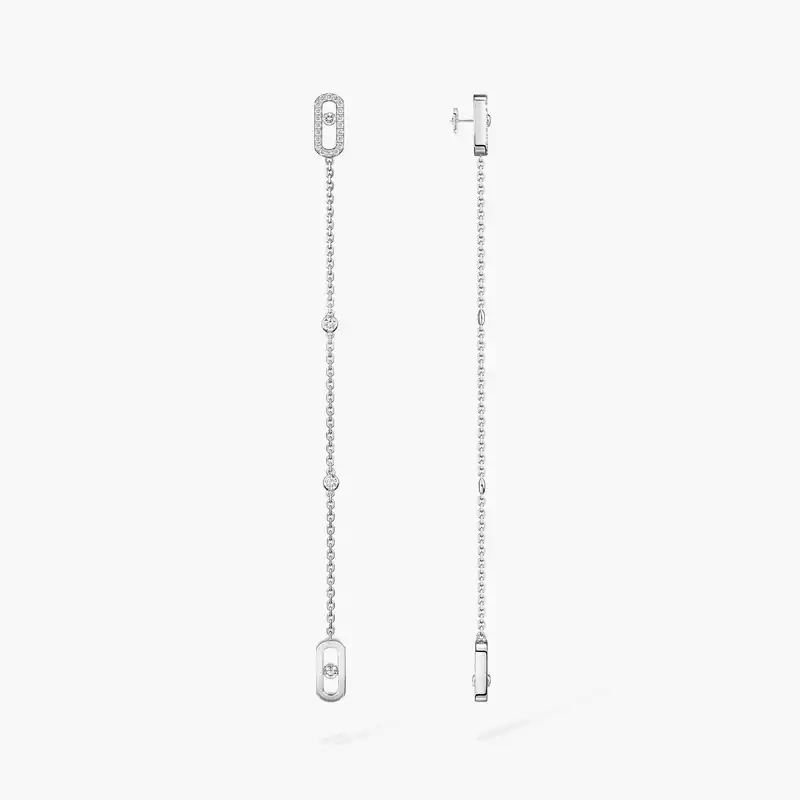 Move Uno pendant earrings White Gold For Her Diamond Earrings 11321-WG