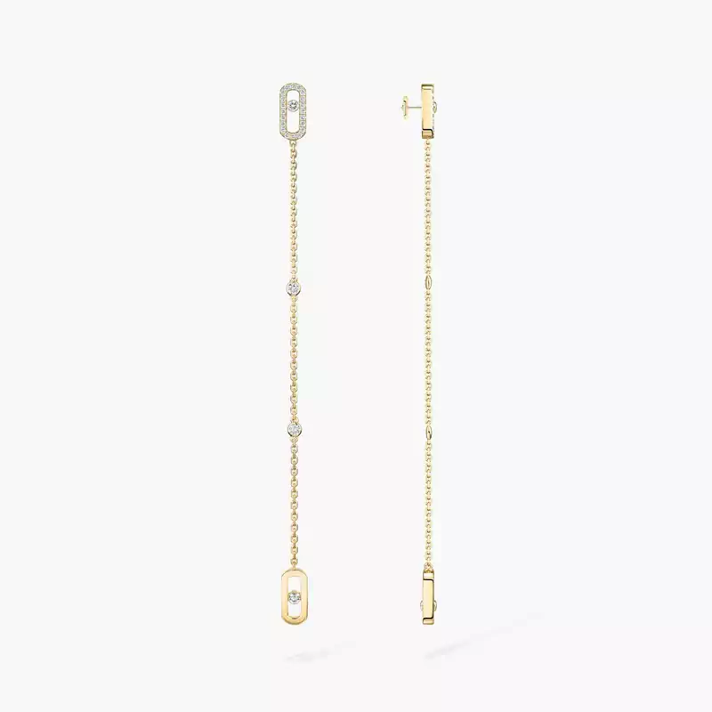 Pendiente Mujer Oro amarillo Diamante Colgantes Move Uno 11321-YG