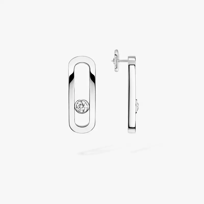 Move Uno White Gold For Her Diamond Earrings 12182-WG