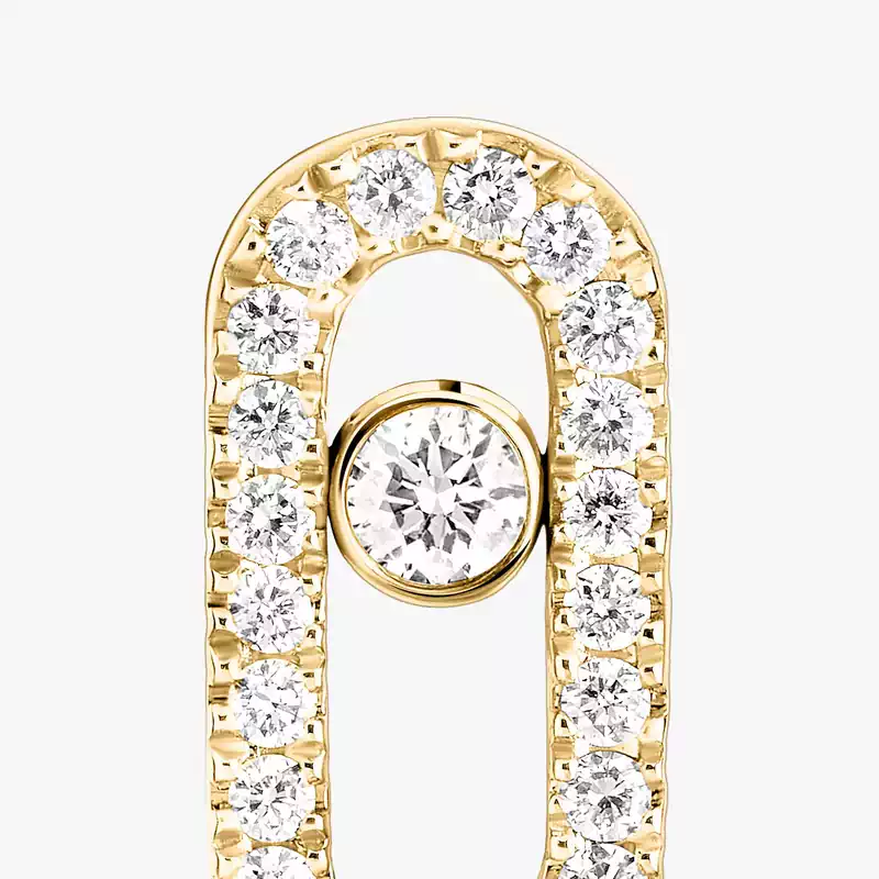 Move Uno Yellow Gold For Her Diamond Earrings 05634-YG
