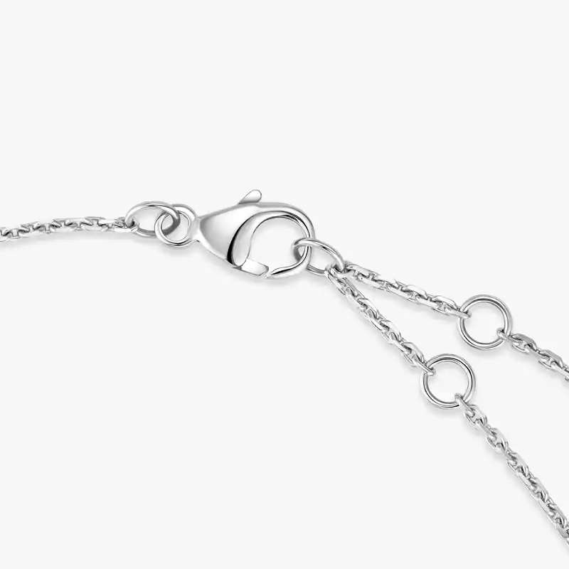 Bracelet Femme Or Blanc Diamant Baby Move Pavé  04325-WG