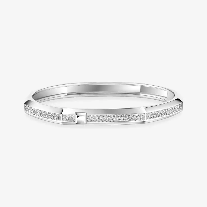 Moderniste pavé bracelet, medium model
