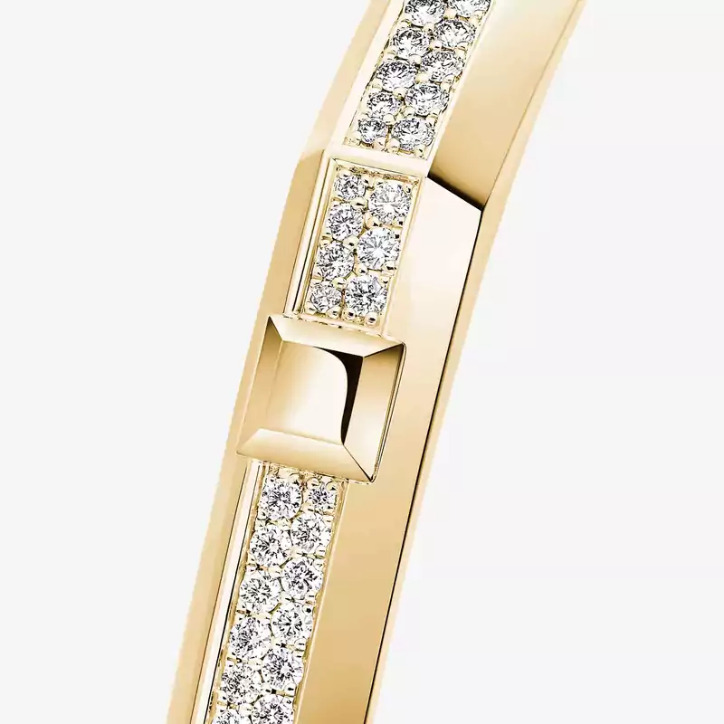Moderniste pavé bracelet, medium model