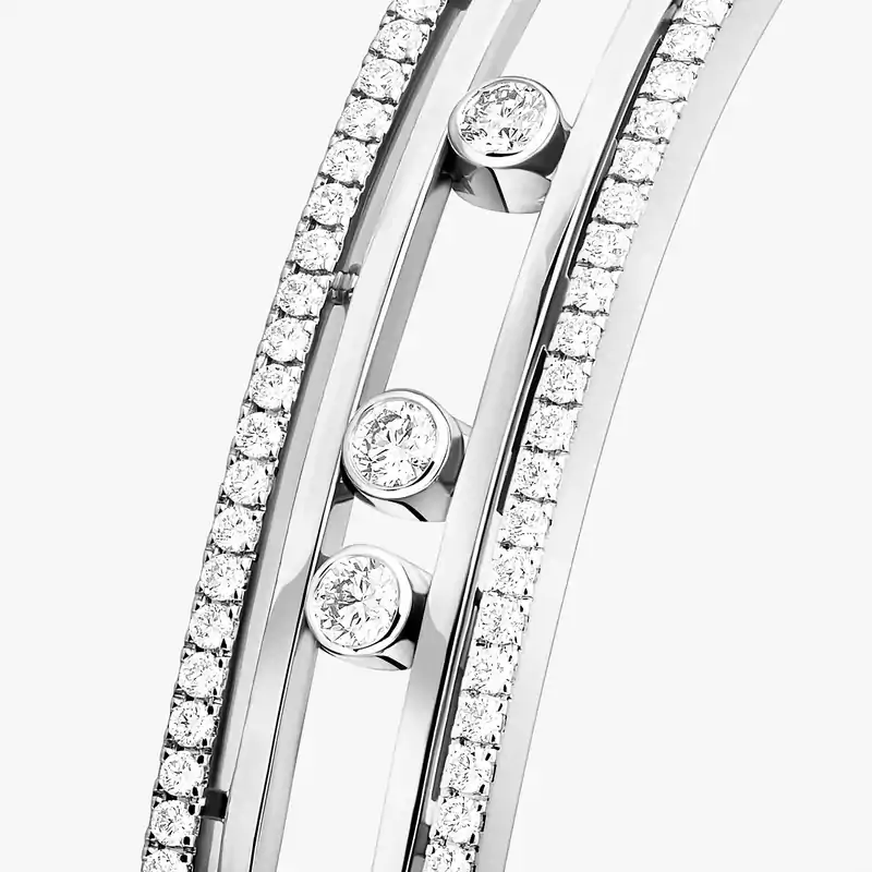 Move 10th Bangle White Gold For Her Diamond Bracelet 11426-WG