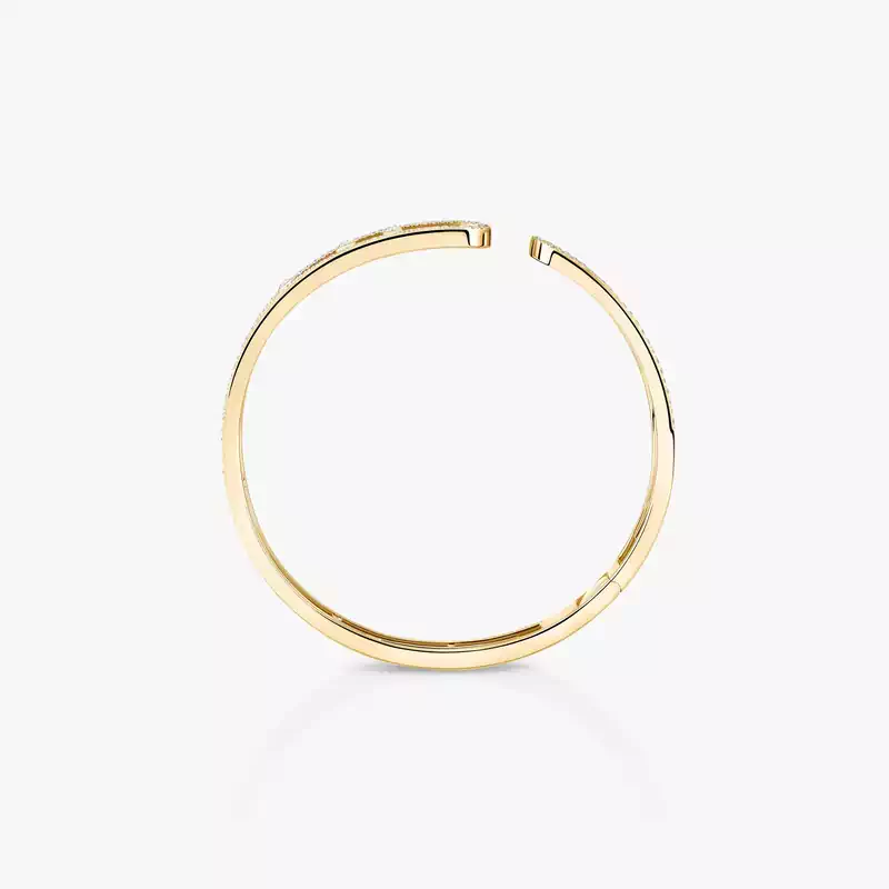 Bracelet Femme Or Jaune Diamant Bangle Move 10th 11426-YG