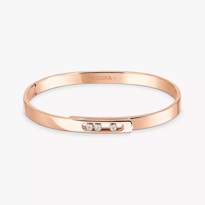 Bracelet Mixte Or Rose Diamant Bangle Move Noa PM Grandes Tailles 11640-PG
