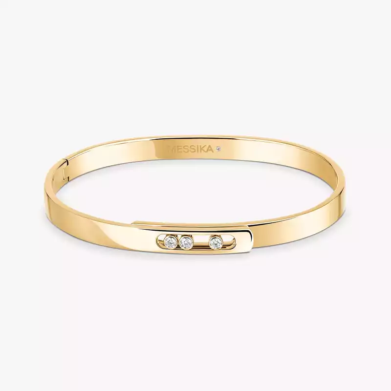 Bracelet Femme Or Jaune Diamant Bangle Move Noa PM 10092-YG