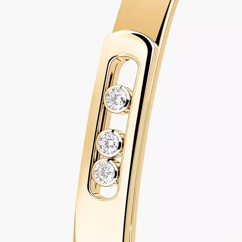 Bracelet Femme Or Jaune Diamant Bangle Move Noa Grandes Tailles 13912-YG