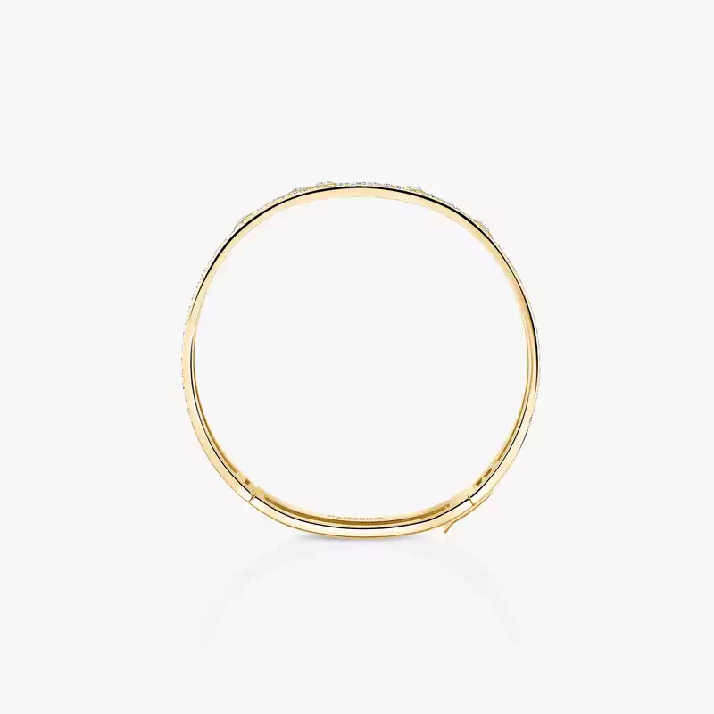 Move Romane pavé bangle large Yellow Gold For Her Diamond Bracelet 06733-YG