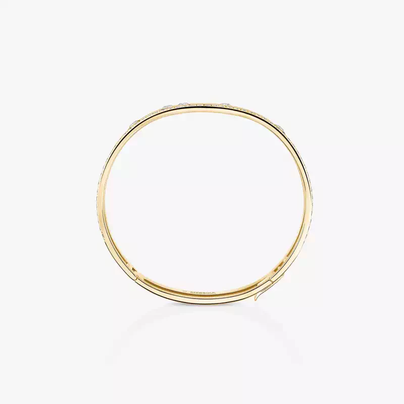 Bracelet Femme Or Jaune Diamant Bangle Move Romane 06514-YG