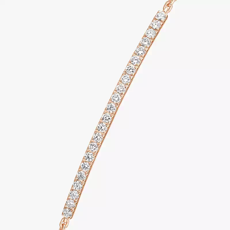 Gatsby Bar Pink Gold For Her Diamond Bracelet 05446-PG