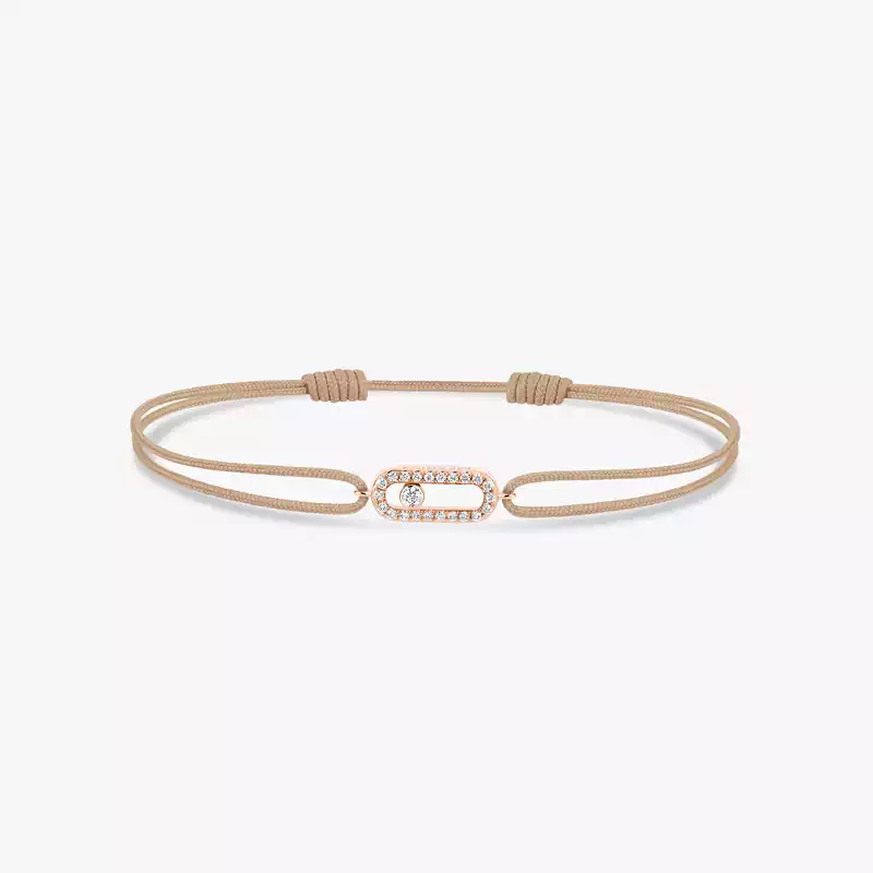 Move Uno beige cord bracelet