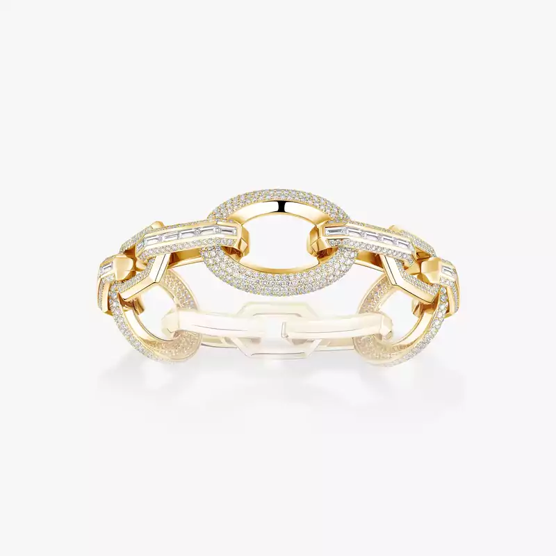 Groove Yellow Gold For Her Diamond Bracelet 13498-YG